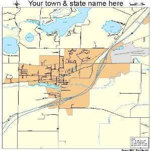  Street & Road Map of East Troy, Wisconsin WI   Printed 