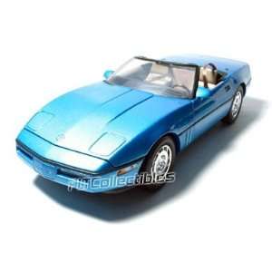   1986 Chevy Corvette Convertible 118 Scale (Nassau Blue) Toys & Games