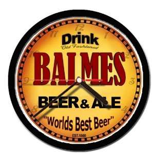  BALMES beer and ale wall clock 