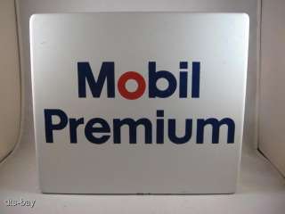 Vintage Porcelain Mobile Premium Gasoline Gas Pump Station Advertising 