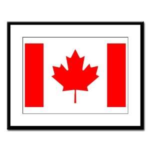    Large Framed Print Canadian Canada Flag HD 