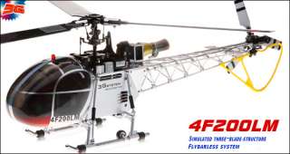 Walkera 4F200LM 2.4G 3D RC Helicopter RTF w/ WK 2801 Transmitte