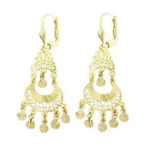  14K Yellow Gold Chandelier Earrings Katarina Jewelry