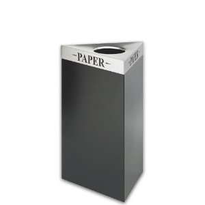  Safco SAF9551BL60PA Trifecta Paper Recycling Bin, 17 
