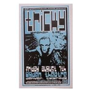  Tricky Denver Colorado 1998 DJ Concert Poster
