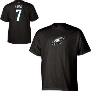 Reebok Philadelphia Eagles Michael Vick Mens Name & Number T Shirt 