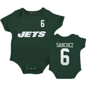  New York Jets Infant Green Reebok Mark Sanchez Name & Number 