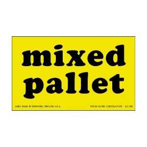 Mixed Pallet Labels, 3 X 5, scl 598, 500 Per Roll 