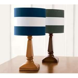  Pottery Barn Kids Rugby Stripe Shade & Aiden Lamp Base 