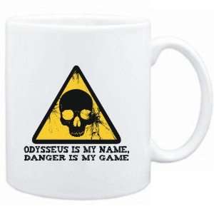 Mug White  Odysseus is my name, danger is my game  Male Names 