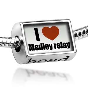  Beads I Love medley relay   Pandora Charm & Bracelet 