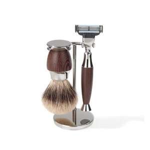  Best Badger Shaving Set with Wenge Wood Handles by ERBE 