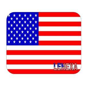  US Flag   Lenexa, Kansas (KS) Mouse Pad 