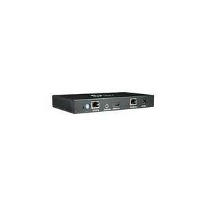  Receives and transmits HDMI signals via 1 CAT5e/6 cable to 