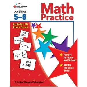 Math Practice Gr 5 6 W/Flash Cards