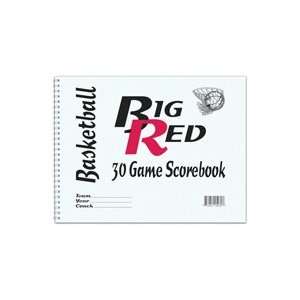  Big Red Detailed Basketball Scorebook   30 Games Sports 