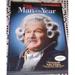 Robin Williams Signed Man Of The Year DVD JSA CERT   Sports 