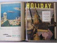 12 Bound 1950s Holiday Travel Magazines w Advertisements Cars Fashion 