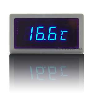 Digital Blue LED Thermometer Temperature Auto Car Meter  