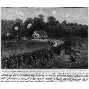 Charge of Irwins Brigade at Dunker Church,Battle of Antietam,Maryland 