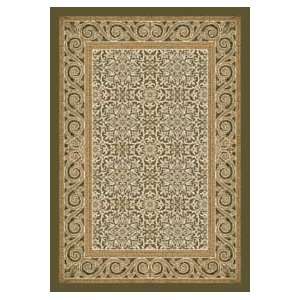   Court Light Tobacco Traditional 10.9 X 13.2 Area Rug