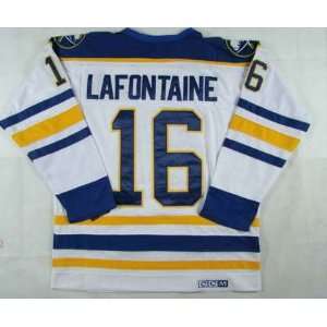  Buffalo Sabres #16 Lafontaine White Hockey Jersey NHL 