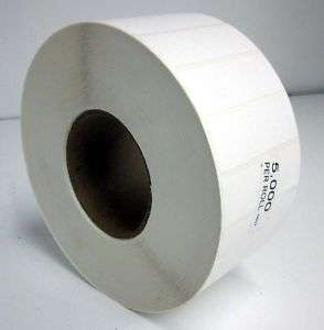 Industrial Thermal Transfer Labels   1 x 3 White  