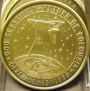 STS 28 COLUMBIA SPACE SHUTTLE NASA MISSION COIN  