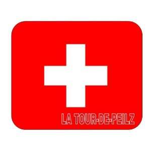  Switzerland, La Tour de Peliz mouse pad 