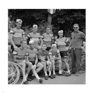   Dutch Team, Tour de France 1960  12 x 12  Poster Print