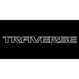  Chevy Traverse Outline Windshield Vinyl Banner Decal 36 x 