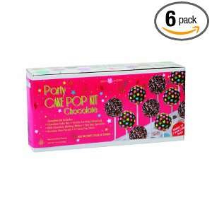 Dean Jacobs Party Cake Pop Deluxe Kit, Chocolate (Pack of 6)  