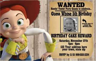 Toy Story 3 Scratch Off Invitation favor  