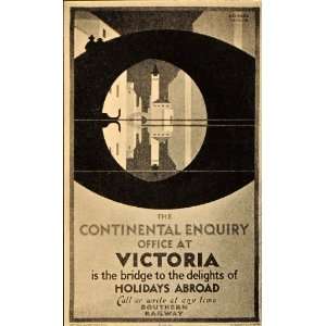  1933 Horace Taylor Southern Railway Office Poster Print 