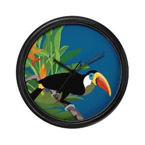  Toucan Jungle Animals Wall Clock by 