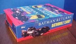 BOX OF 36 BATMAN BATMOBILE CANDY CONTAINERS MIB  1991  
