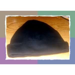 BLACK NEWBORN BABY BEANIE cap hats 100% COTTON one size fits all (SOFT 