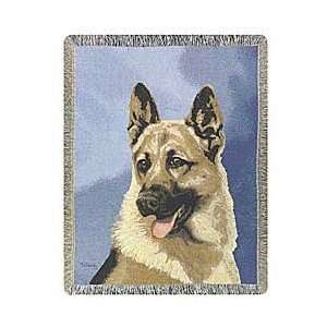  German Shepherd Tapestry Throw