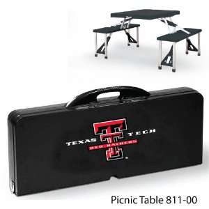  Texas Tech Digital Print Picnic Table Portable table with 