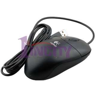 NEW Logitech Optical Mouse USB M/N M UAE96 black  