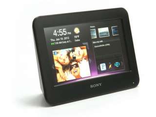 Sony Dash Table Tablet Alarm Clock Digital 7 HIB B70 Brown Brand New 