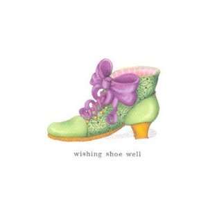    Wishing Shoe Well, Note Card by Alicia Tormey, 5x5