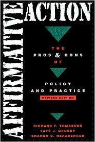 Affirmative Action, (0742502104), Richard F. Tomasson, Textbooks 