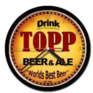  TOPP beer and ale cerveza wall clock 