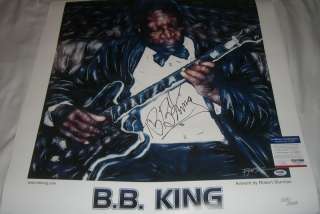 KING SIGNED LITHOGRAPH POSTER RARE PROOF PSA BB IP  