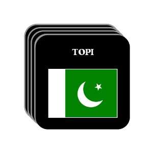  Pakistan   TOPI Set of 4 Mini Mousepad Coasters 