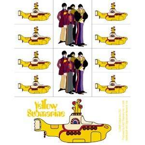  The Beatles   Yellow Submarine Sticker Set Arts, Crafts 