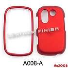 FOR SAMSUNG GT B3310 CORBY MATE RED RUBBERIZED CASE COVER SKIN 