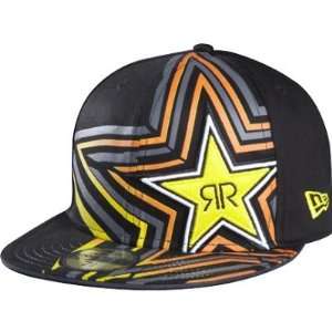   Fox Racing Rockstar Spike Vortex New Era Hat Black 7 1/2 Automotive