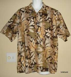 TORI RICHARD Cotton Lawn Hawaiian Camp Shirt XL  